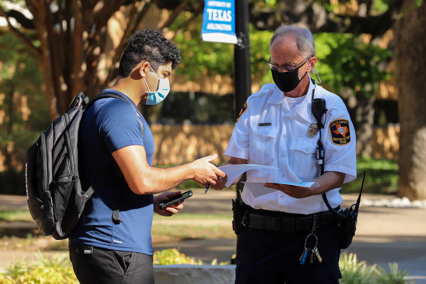 Photos: UTA students find changed campus amid social distancing guidelines, limited seating